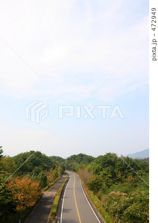 斜め上から見たの写真素材