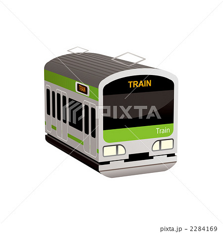 山手線 電車のイラスト素材