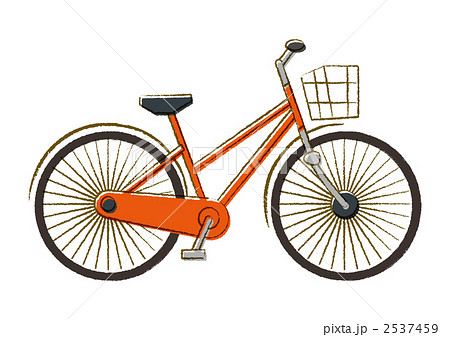 自転車 乗り物 イラスト 手書きのイラスト素材 Pixta
