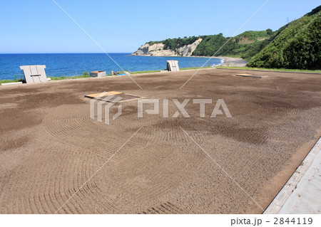 塩田 揚浜式塩田 世界遺産 塩づくりの写真素材