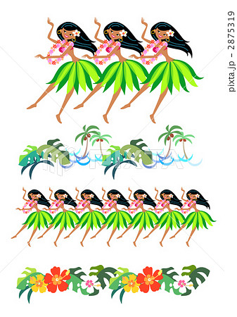 フラガールのイラスト素材