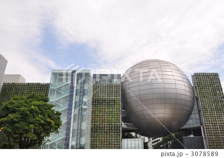 プラネタリウム 名古屋市 愛知県 建物 銀色の写真素材 , PIXTA