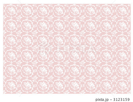 薔薇模様 パターン 背景 ゴシック アンティーク壁紙の写真素材
