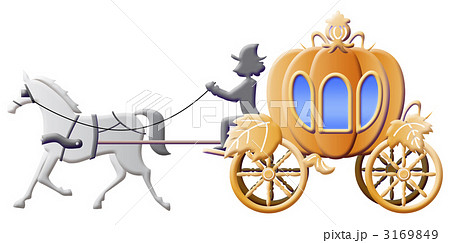 かぼちゃの馬車の写真素材