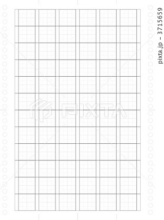 罫線 ノート 用紙 ルーズリーフのイラスト素材