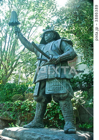 真田幸村 像 三光神社 大阪府大阪市天王寺区玉造本町 の写真素材 363