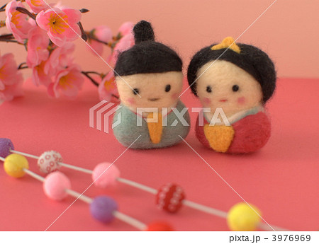 人形 ひな人形 ひな祭り 羊毛フェルトの写真素材 - PIXTA