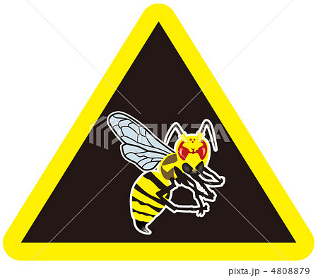マーク 危険 蜂 警戒のイラスト素材 - PIXTA