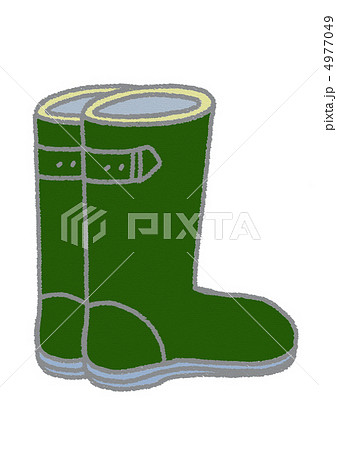 レインシューズのイラスト素材