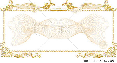 金券 札 紙幣 背景のイラスト素材