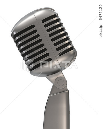 マイクロフォン マイク ボーカル サウンドのイラスト素材