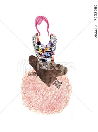 ノースリーブのイラスト素材