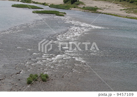 吉野川 つるぎ町 徳島県 青石橋の写真素材