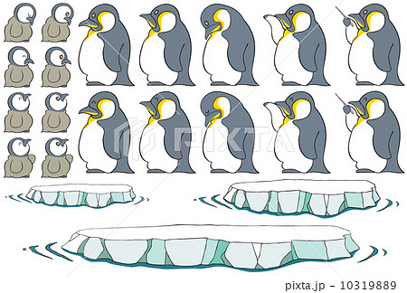 流氷のイラスト素材