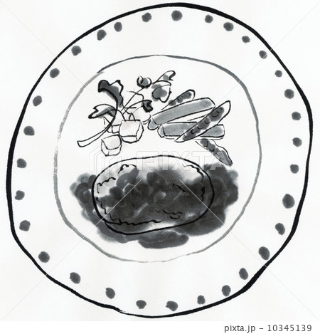 ハンバーグ イラストのブランド素材