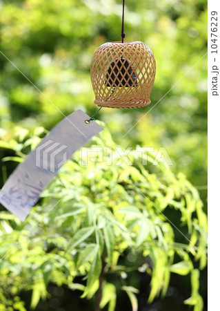 風鈴 南部鉄器 竹細工 竹製品の写真素材