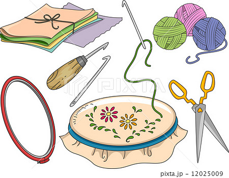 手芸細工 ベクトルのイラスト素材