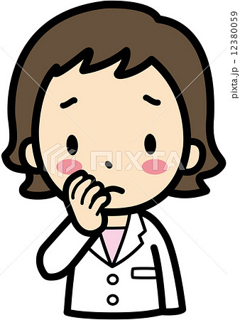 養護教諭 女性 保健医のイラスト素材