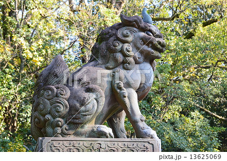 いちごの狛犬 大阪市の神社と狛犬 ㉒住吉区 ①住吉大社（その11）～種貸社の