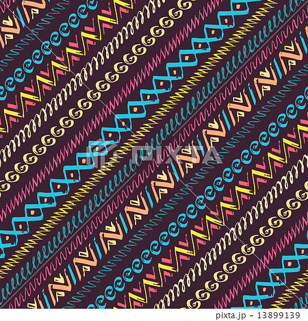 エスニック模様 民族文様 エスニック 柄のイラスト素材