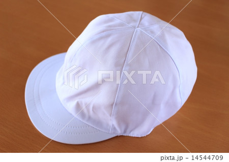 紅白帽子の写真素材
