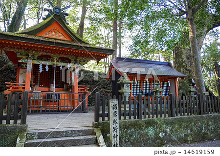 高原熊野神社の写真素材
