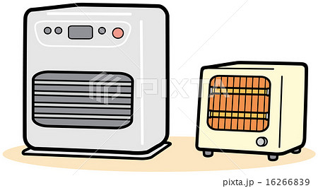 電気ストーブのイラスト素材