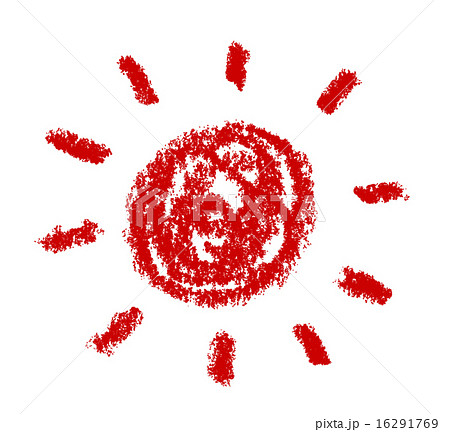 明るく日が照るのイラスト素材