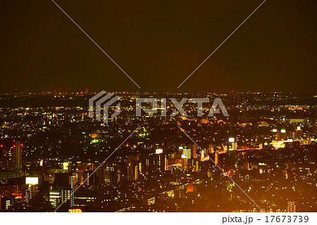 大都市 住宅街 綺麗 東京の夜景の写真素材