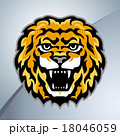 吠えるライオンのイラスト素材