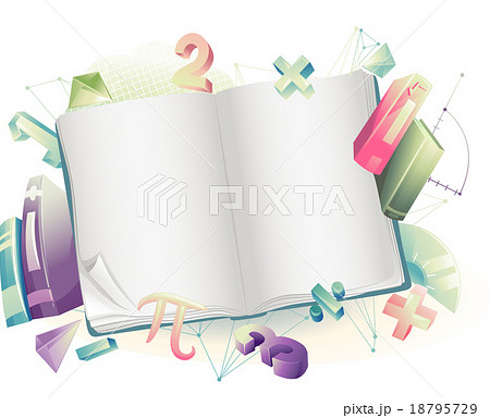 円周率 算数のイラスト素材