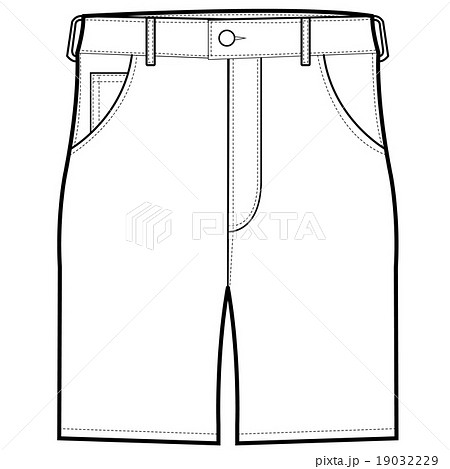 ベクトル ハーフパンツ 半ズボン 制服のイラスト素材 Pixta