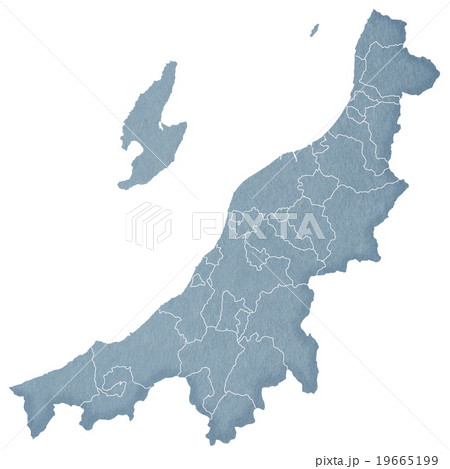 新潟県地図 地図 新潟 新潟県のイラスト素材