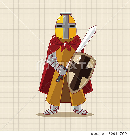 西洋甲冑のイラスト素材