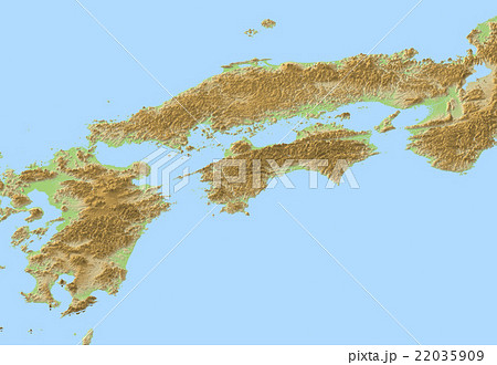 紀伊半島 地図の写真素材