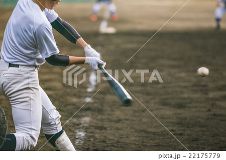 高校野球 ユニフォームの写真素材