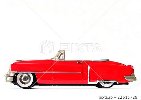 アメ車 オープンカー キャデラックの写真素材