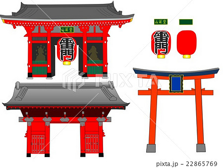 東大赤門のイラスト素材