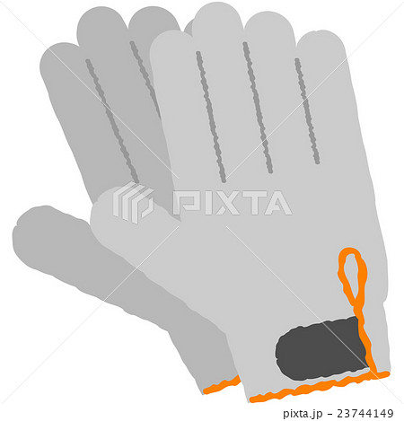 ベクター 手袋 軍手 革手袋のイラスト素材
