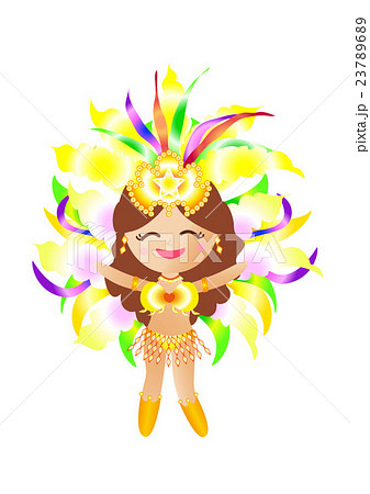 サンバ 踊る リオ リオデジャネイロの写真素材