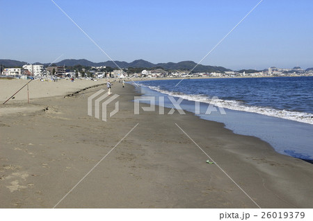 三浦海岸海水浴場 菊名海水浴場 津久井浜海水浴場 海水浴場の写真素材