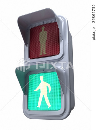 歩行者用信号のイラスト素材 Pixta
