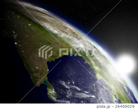 東南アジア 世界 地球 宇宙のイラスト素材