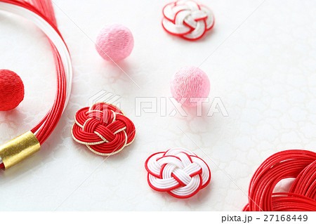 水引ボールの写真素材 水引ボールの写真素材