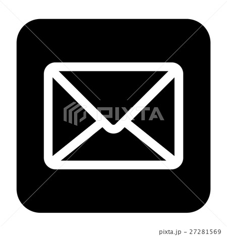 ダイレクトメール メール ピクトグラム アイコンの写真素材