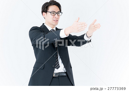 前へならえの写真素材