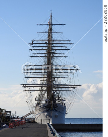 4檣バーク型帆船の写真素材 - PIXTA