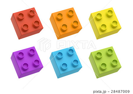 レゴ アイコンのイラスト素材