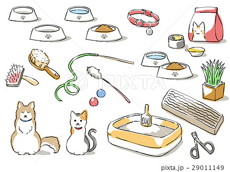猫用品のイラスト素材 - PIXTA, 画像サイズ:450x337