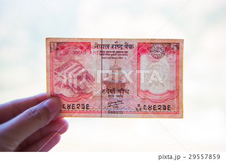 ネパール ルピー お金 通貨の写真素材 - PIXTA